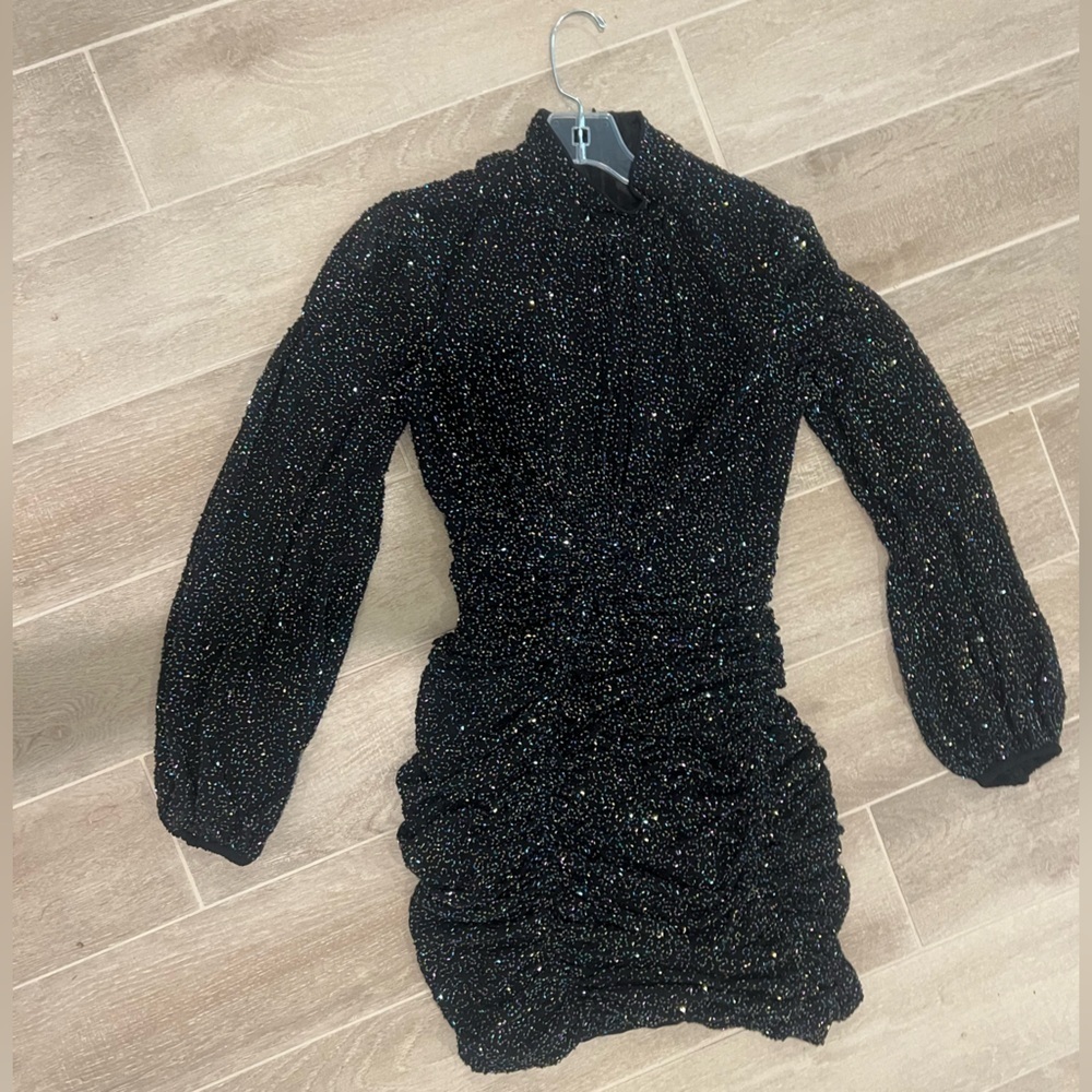 NWOT Jay Godfrey Farre Hand Beaded Mini Dress - size 4 - Picture 11 of 12
